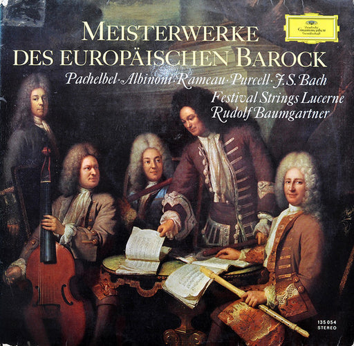 Johann Pachelbel, Tomaso Albinoni, Jean-Philippe Rameau, Henry Purcell, Johann Sebastian Bach – Meisterwerke Des Europäischen Barock LP vinyl record, image 1 of 4