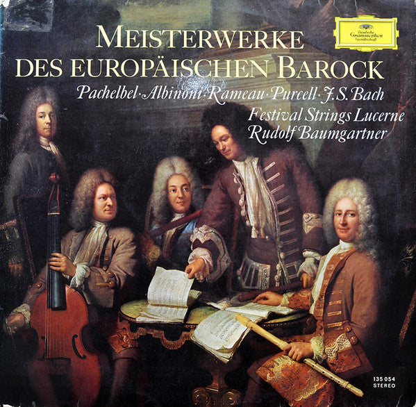 Johann Pachelbel, Tomaso Albinoni, Jean-Philippe Rameau, Henry Purcell, Johann Sebastian Bach – Meisterwerke Des Europäischen Barock LP vinyl record, image 1 of 4