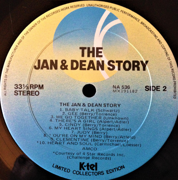 Jan & Dean – The Jan & Dean Story LP vinyl record, image 6 of 6