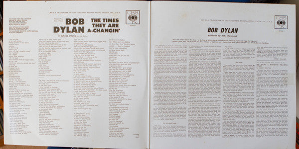 Bob Dylan – The Times They Are A-Changin' / Bob Dylan LP vinyl record, image 3 of 9