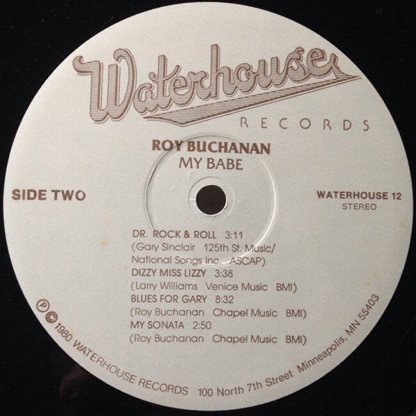 Roy Buchanan – My Babe LP vinyl record, image 4 of 4