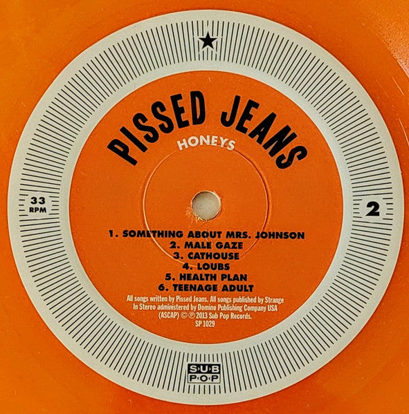 Pissed Jeans – Honeys LP vinyl record, image 6 of 9