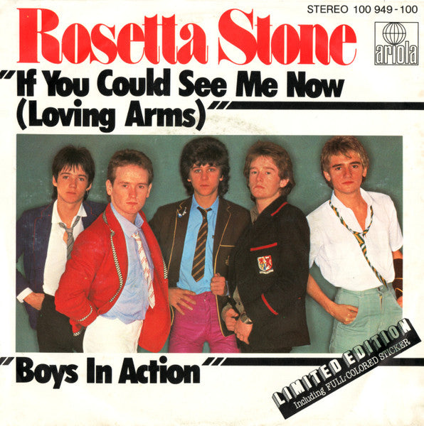 Rosetta Stone – If You Could See Me Now (Loving Arms) 7" vinyl record, image 1 of 4