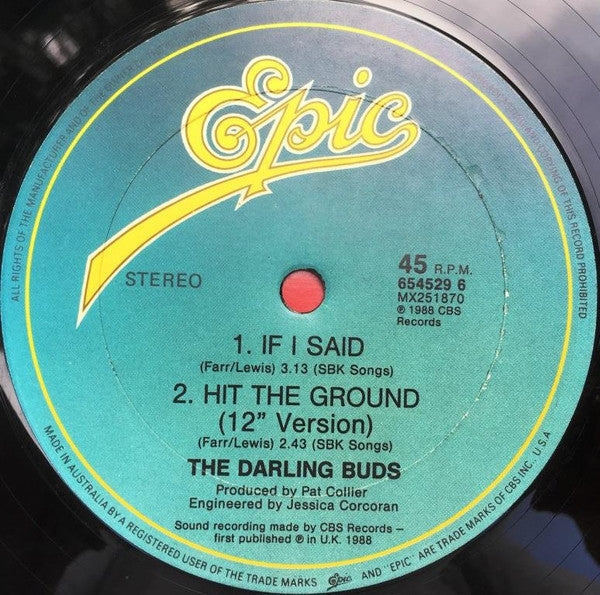 The Darling Buds – Hit The Ground 12" vinyl record, image 4 of 4