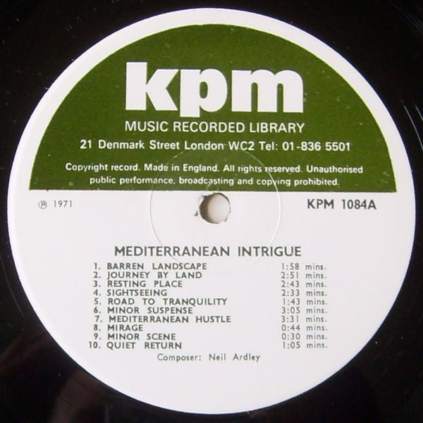Neil Ardley, John Leach – Mediterranean Intrigue / Martenot LP vinyl record, image 3 of 4