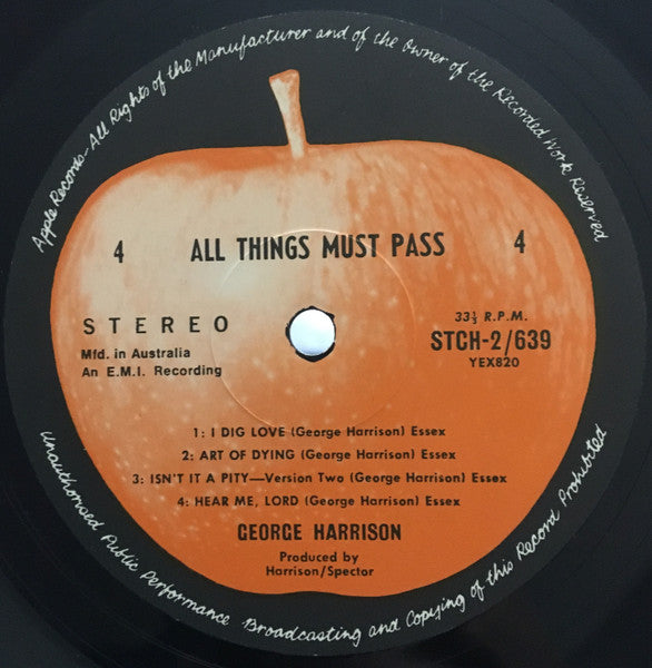 George Harrison – All Things Must Pass (3xLP) LP vinyl record, image 6 of 10