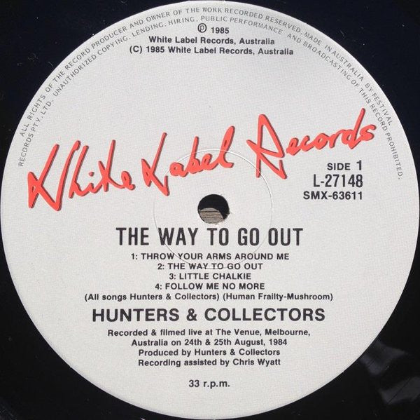 Hunters & Collectors – The Way To Go Out... LP vinyl record, image 3 of 4