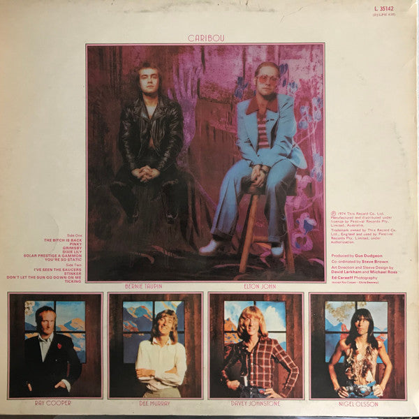 Elton John – Caribou LP vinyl record, image 2 of 6