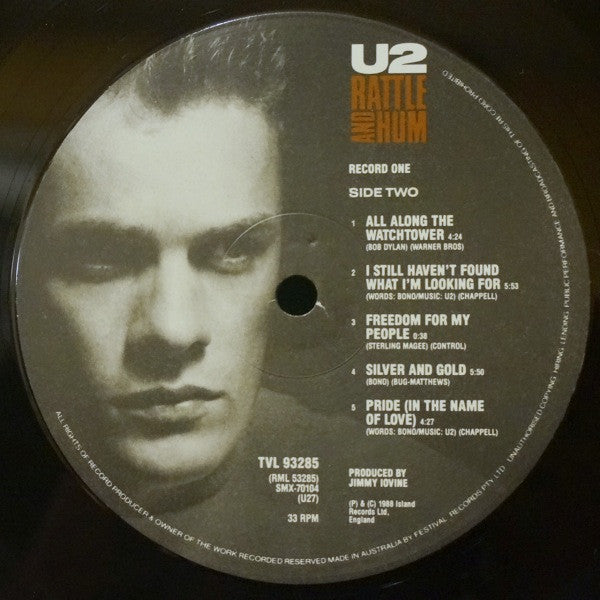 U2 – Rattle And Hum (2xLP) LP vinyl record, image 7 of 10
