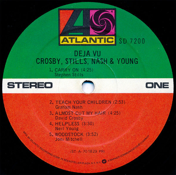 Crosby, Stills, Nash & Young – Déjà Vu LP vinyl record, image 5 of 6
