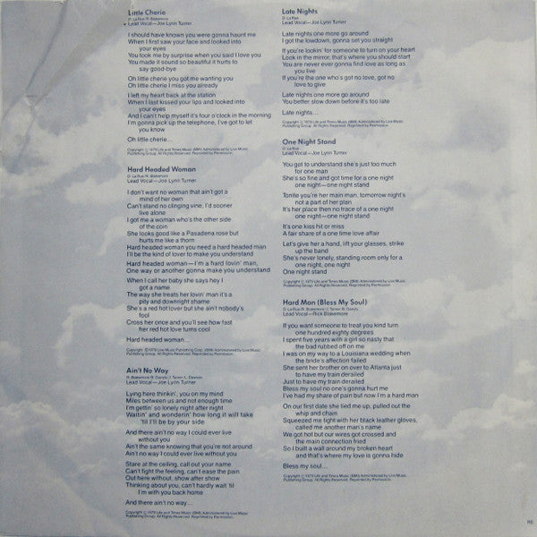 Fandango – One Night Stand LP vinyl record, image 6 of 6