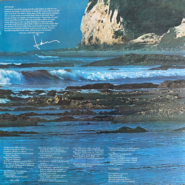 John Denver – Windsong LP vinyl record, image 3 of 9
