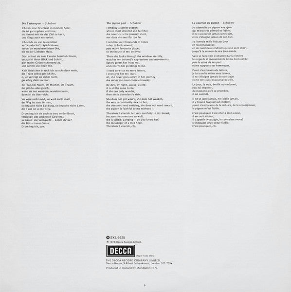 Hans Hotter, Geoffrey Parsons – The Art Of Hans Hotter LP vinyl record, image 6 of 6