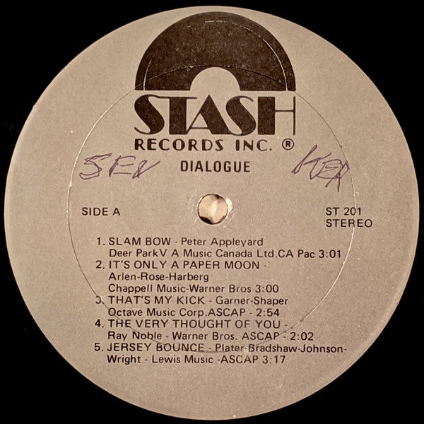 Slam Stewart, Bucky Pizzarelli – Dialogue LP vinyl record, image 3 of 4