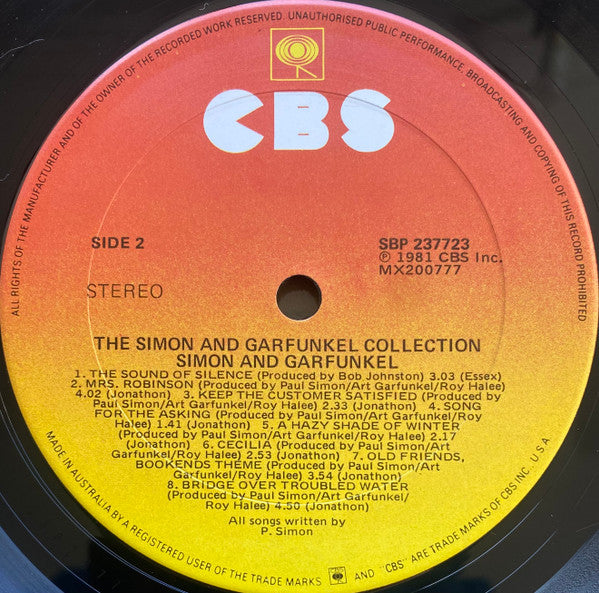 Simon & Garfunkel – The Simon And Garfunkel Collection LP vinyl record, image 4 of 6