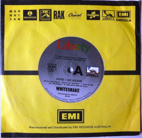 Whitesnake Vinyl Records