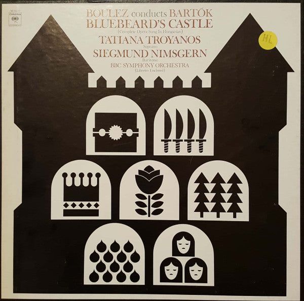 Pierre Boulez, Béla Bartók, Tatiana Troyanos, Siegmund Nimsgern, BBC Symphony Orchestra – Bluebeard's Castle / Le Chateau De Barbe-Bleue / Herzog Blaubarts Burg LP vinyl record, image 2 of 6