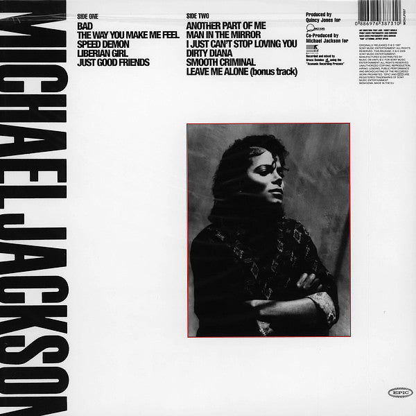Michael Jackson – Bad LP vinyl record, image 3 of 9