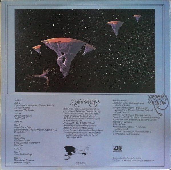 Yes – Yessongs (3xLP) LP vinyl record, image 2 of 10