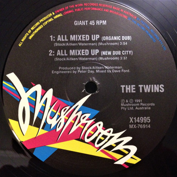 The Twins – All Mixed Up 12" vinyl record, image 5 of 5