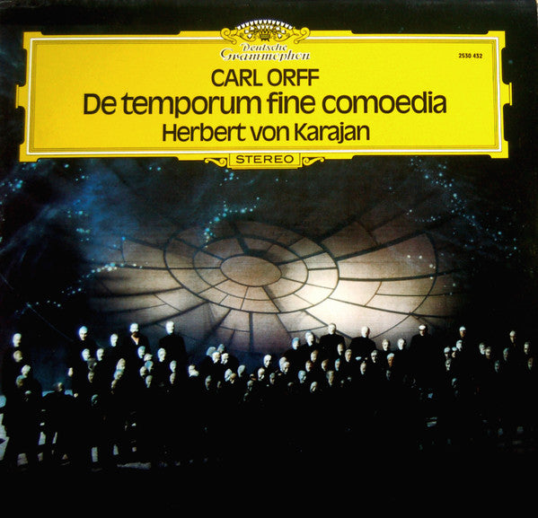Carl Orff, Herbert von Karajan – De Temporum Fine Comoedia LP vinyl record, image 1 of 10