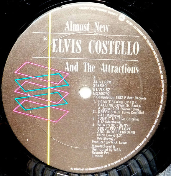 Elvis Costello & The Attractions – Almost New LP vinyl record, image 4 of 6
