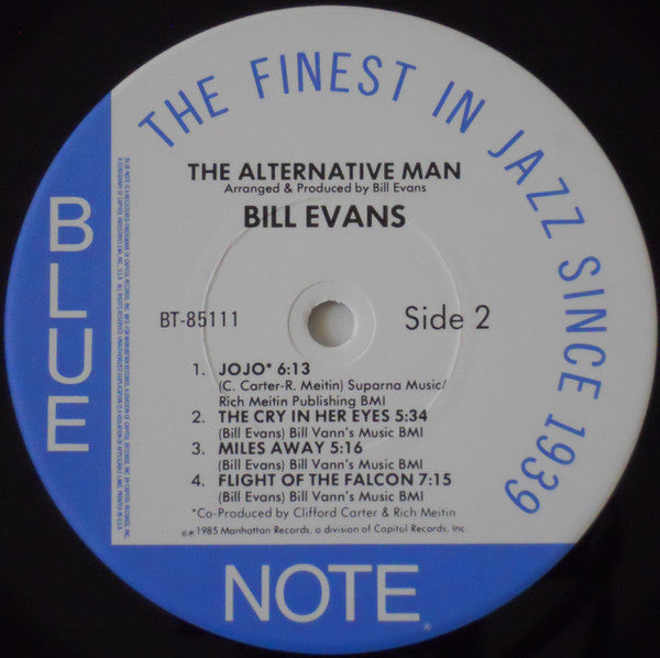 Bill Evans – The Alternative Man LP vinyl record, image 4 of 6