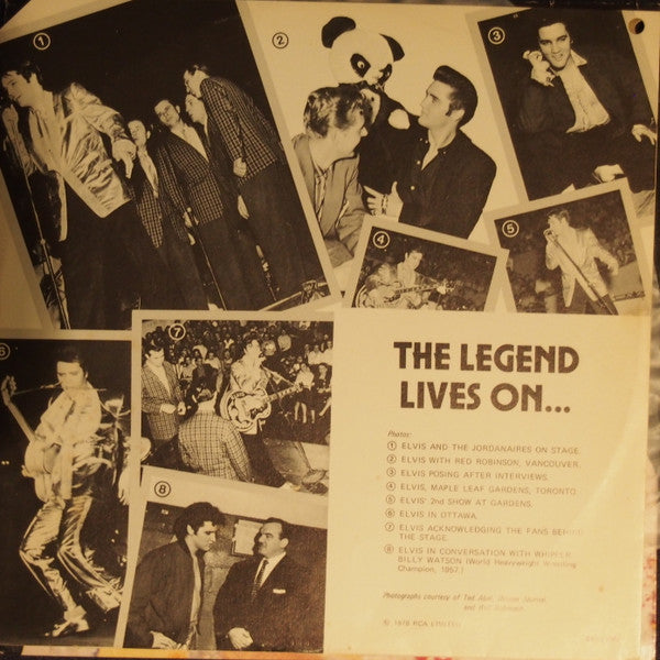 Elvis Presley – A Canadian Tribute LP vinyl record, image 3 of 6