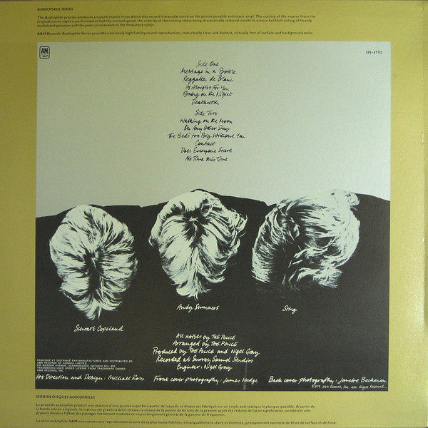 The Police – Reggatta De Blanc LP vinyl record, image 2 of 4