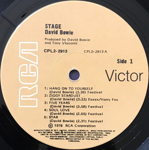 David Bowie – Stage (2xLP) LP vinyl record, image 3 of 6