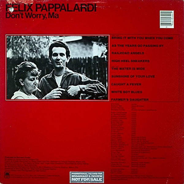 Felix Pappalardi – Don't Worry, Ma LP vinyl record, image 2 of 4