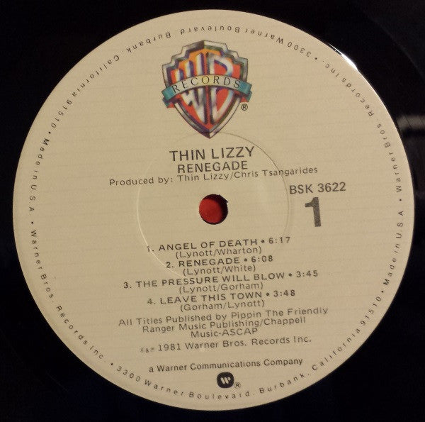 Thin Lizzy – Renegade LP vinyl record, image 4 of 7