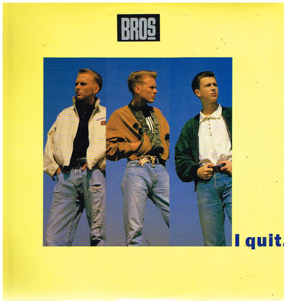 Bros – I Quit 12" vinyl record, image 1 of 2