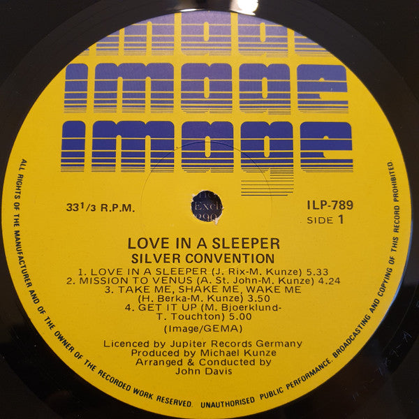 Silver Convention – Love In A Sleeper LP vinyl record, image 3 of 4