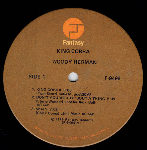 Woody Herman And The Thundering Herd – King Cobra LP vinyl record, image 5 of 5