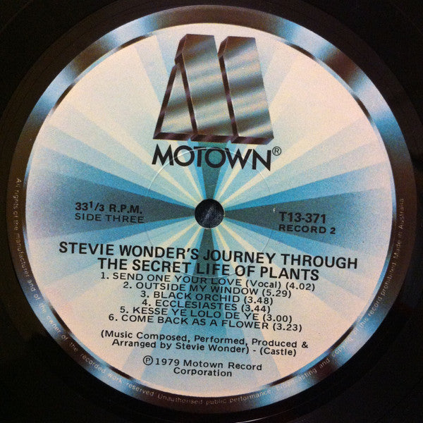 Stevie Wonder – Journey Through The Secret Life Of Plants (2xLP) LP vinyl record, image 6 of 10
