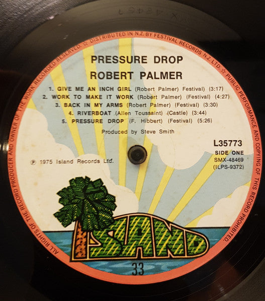 Robert Palmer – Pressure Drop LP vinyl record, image 3 of 5