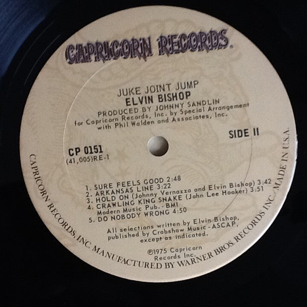 Elvin Bishop – Juke Joint Jump LP vinyl record, image 4 of 5
