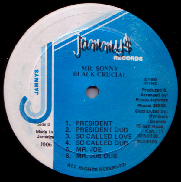 Black Crucial – Mr. Sonny LP vinyl record, image 3 of 4