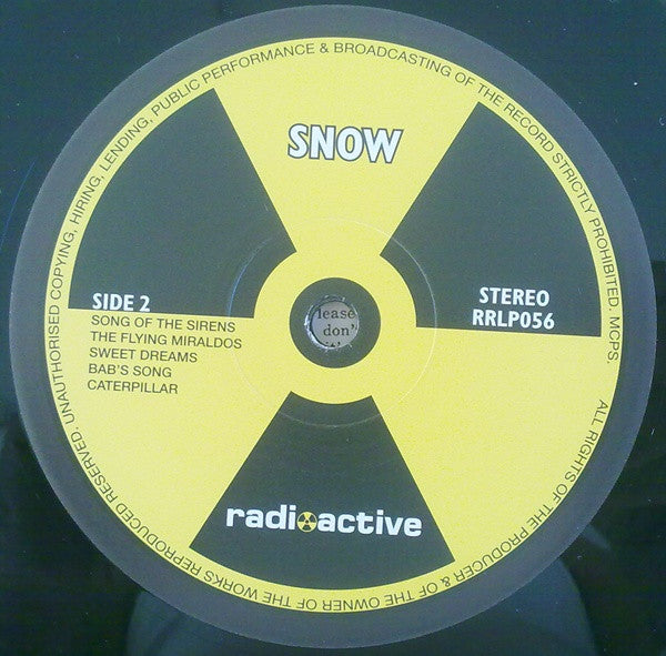 Snow – Snow LP vinyl record, image 4 of 4
