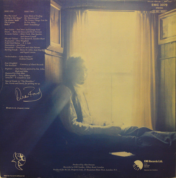 Dean Ford – Dean Ford LP vinyl record, image 2 of 4