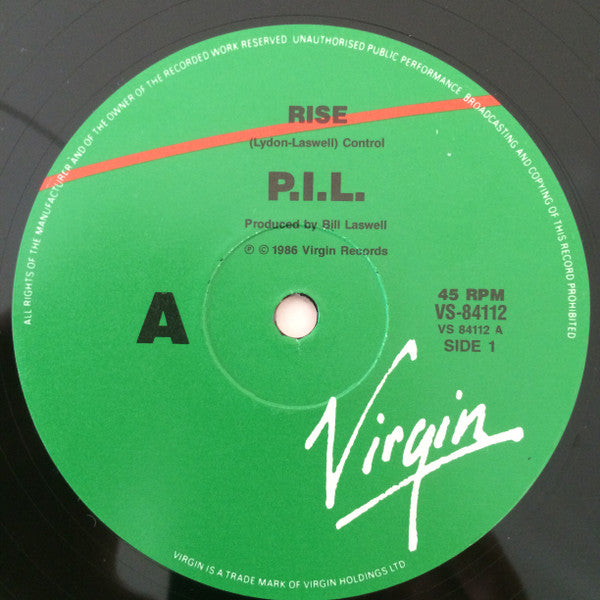 Public Image Limited – Rise 12" vinyl record, image 3 of 4