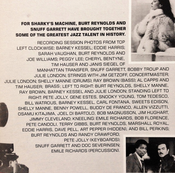 Various – The Soundtrack Music From Burt Reynold's Sharky's Machine LP vinyl record, image 4 of 7