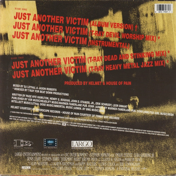 Helmet, House Of Pain – Just Another Victim 12" vinyl record, image 2 of 4