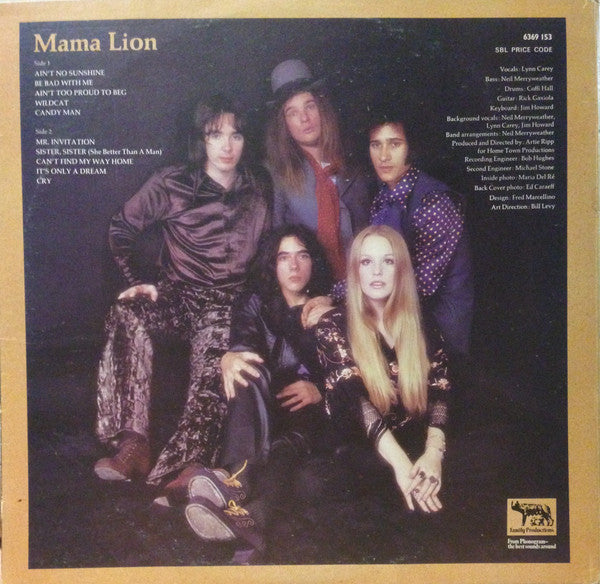Mama Lion – Preserve Wildlife LP vinyl record, image 3 of 5