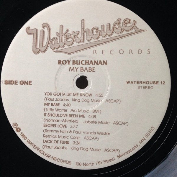 Roy Buchanan – My Babe LP vinyl record, image 3 of 4