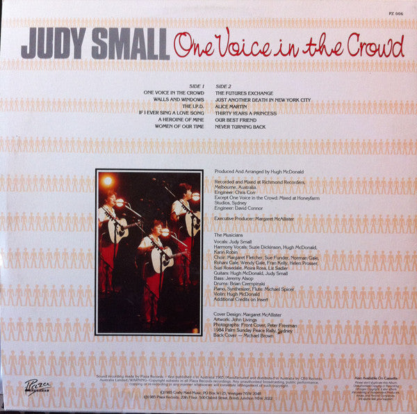 Judy Small – One Voice In The Crowd LP vinyl record, image 2 of 8