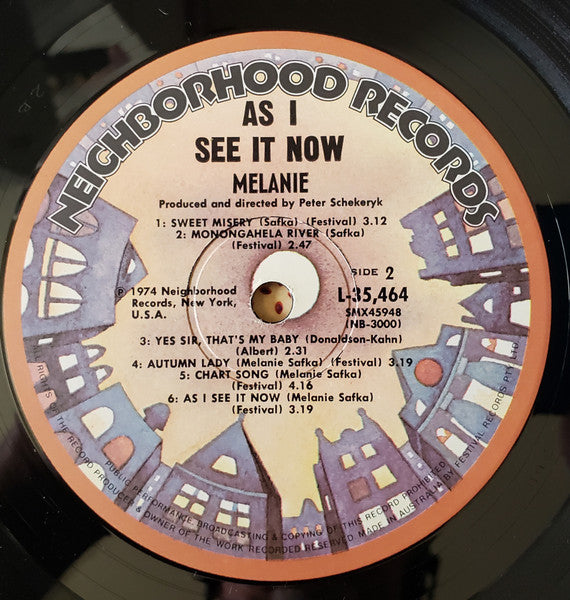 Melanie – As I See It Now LP vinyl record, image 6 of 6
