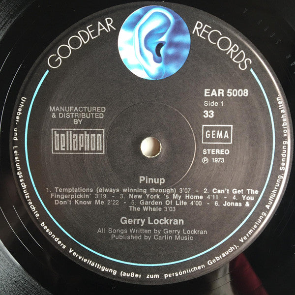 Gerry Lockran – Pinup LP vinyl record, image 3 of 4