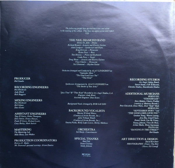 Neil Diamond – September Morn LP vinyl record, image 4 of 7